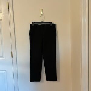 Ann Taylor cropped straight leg dress pants.